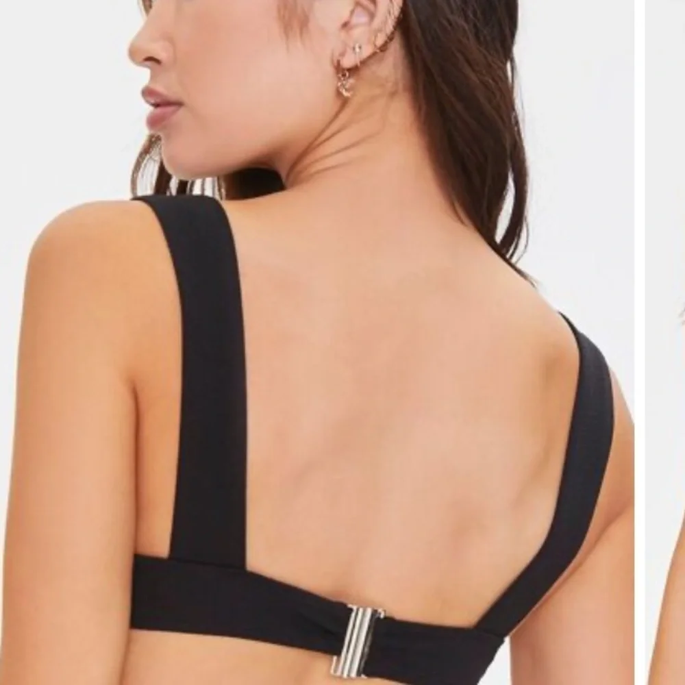 NWT Forever 21 black underwire bikini top size XL